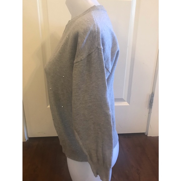 Peyton Primrose Grey Crew Neck Long Sleeve Sweater - Picture 3 of 11